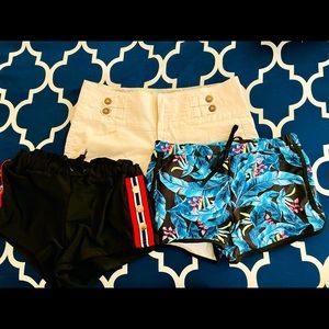 3 pairs Summer/Swim shorts size M/L BUNDLE